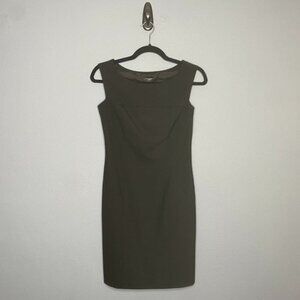 Ann Taylor | Virgin Wool Black Sleeveless Sheath Dress​​​